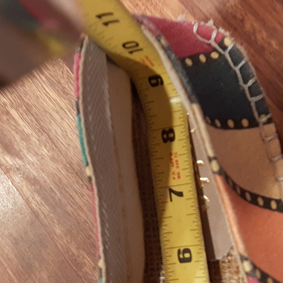 Orange and Red Espadrilles with Jute Sole - Picture 6 of 7